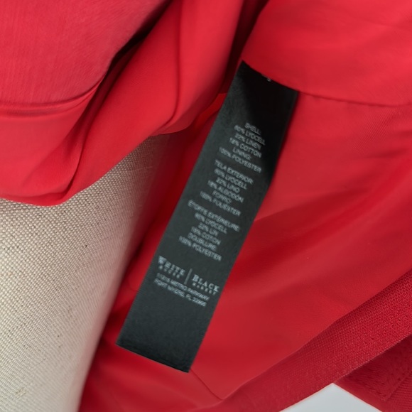 White House, Black market size 6 linen blend blazer coral color - Picture 4 of 14